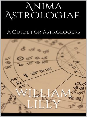 cover image of Anima astrologiae